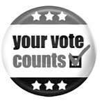 Voter button