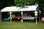 Food Court in the front yard of the Center
